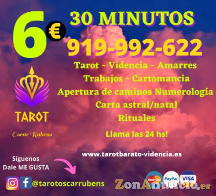 Tarot a solo 6 euros